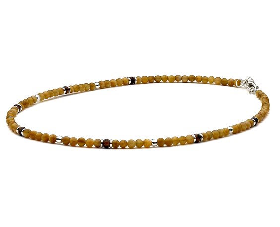 Collier Antracite Girocolli in Pierres semi-précieuses Pietre dure ARM18 LIRICA - ARM18 LIRICA